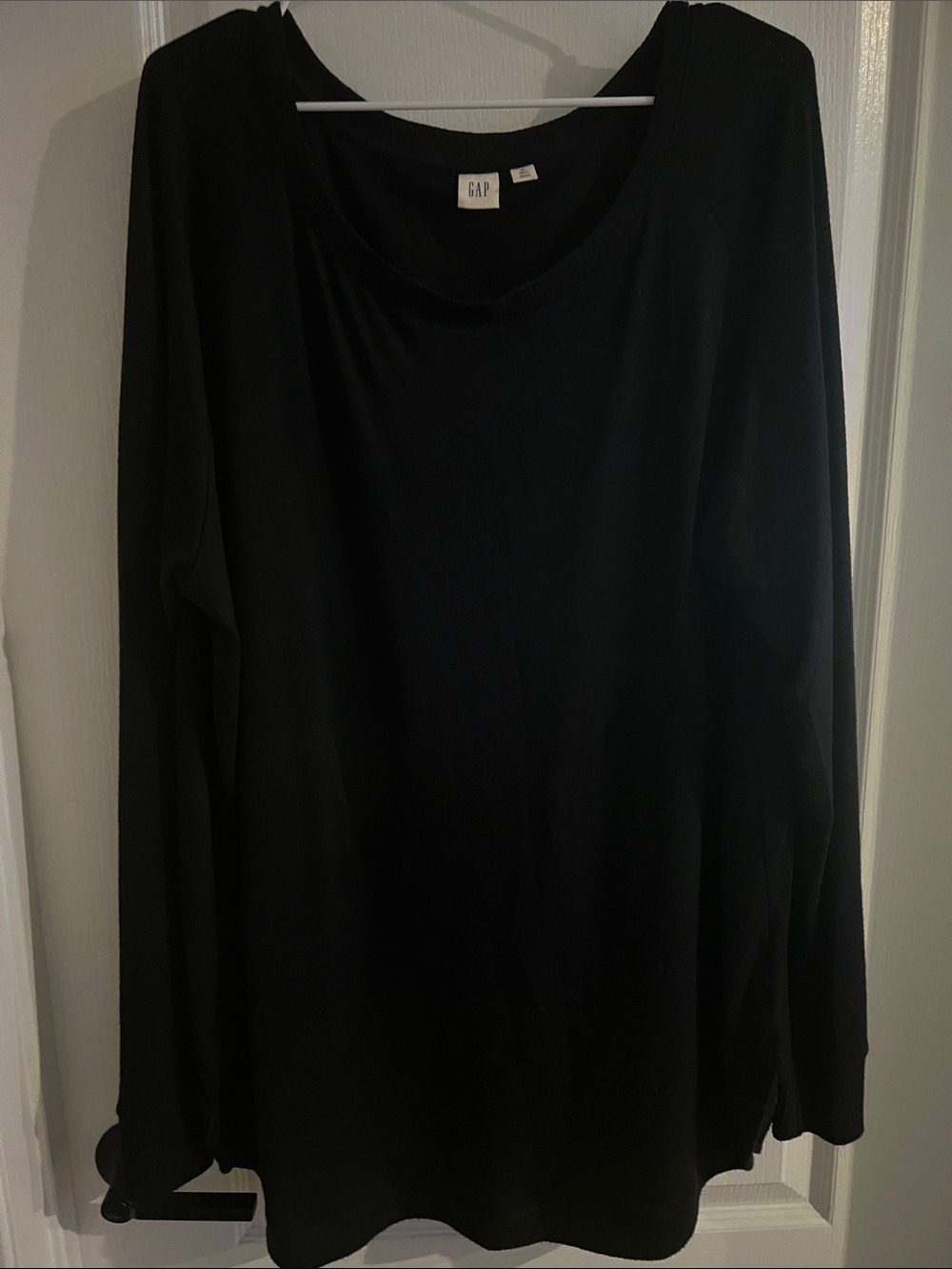 GAP XL TALL Black Long Sleeve Scoop Neck knit sweater